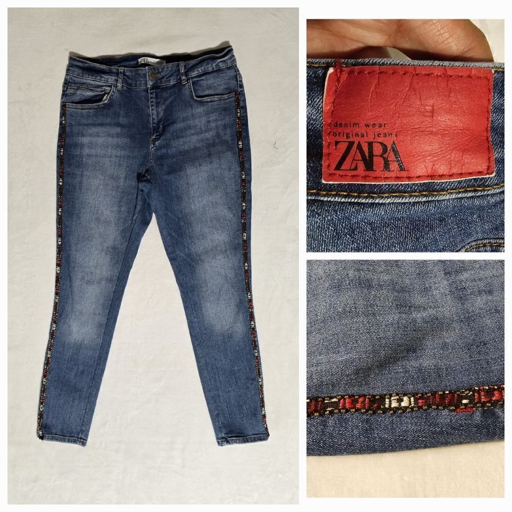 🔥Zara jeans size 12, skinny.